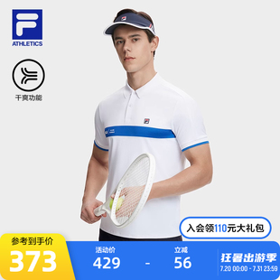 2024夏季 FILA 翻領(lǐng)POLO衫 新款 斐樂(lè)男子短袖 網(wǎng)球運(yùn)動(dòng)吸濕速干T恤