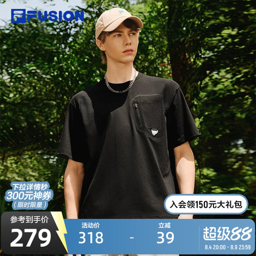 FILAFUSION斐乐潮牌T恤
