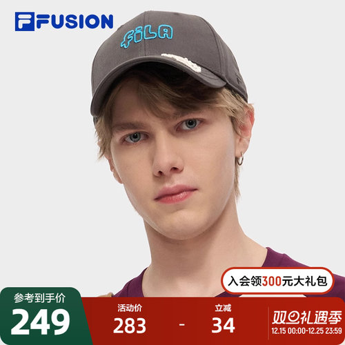 FILAFUSION斐乐情侣棒球帽
