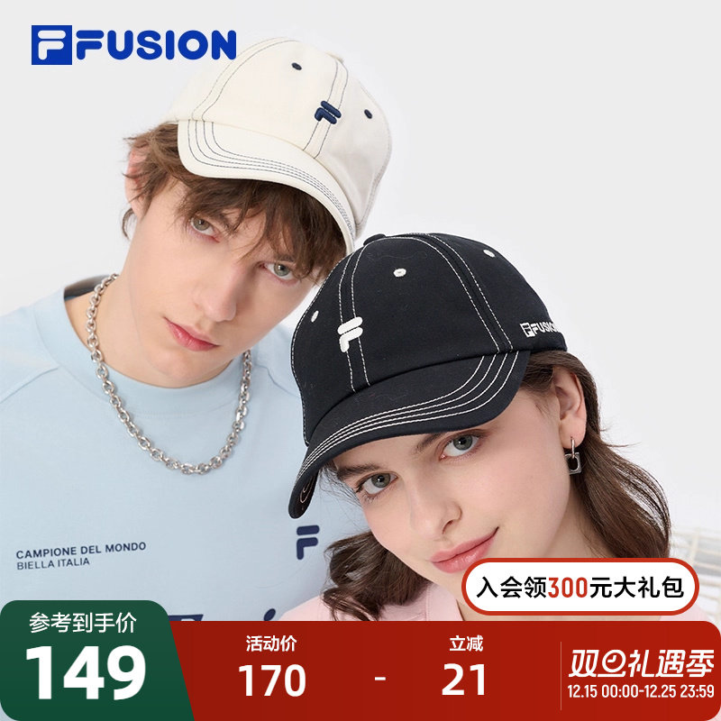 FILAFUSION斐乐情侣棒球帽