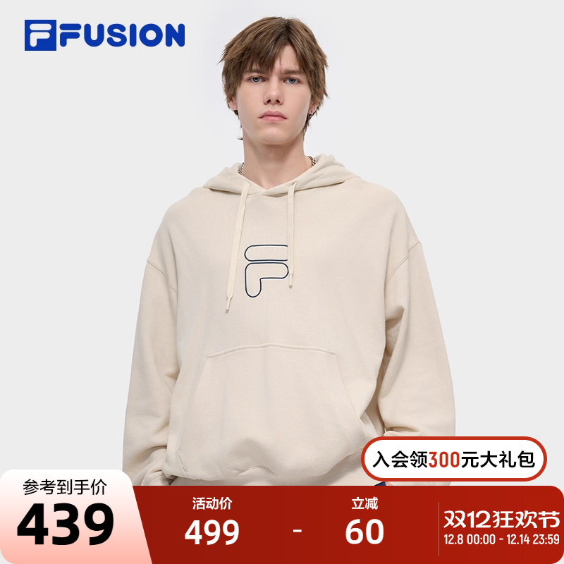 FILAFUSION斐乐连帽卫衣男子