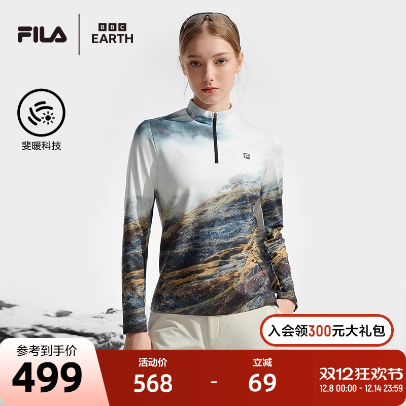 FILA斐乐女士针织长袖上衣