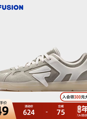 FILA FUSION斐乐潮牌女鞋GRAB专业滑板鞋2025夏新款抓板鞋休闲鞋