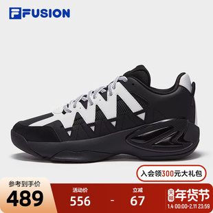 FILA FUSION斐乐潮牌CLUTCH篮球鞋2024冬季新款复古运动鞋男鞋
