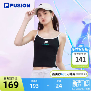紧身吊带 新款 FILA FUSION斐乐潮牌女子背心2024夏季