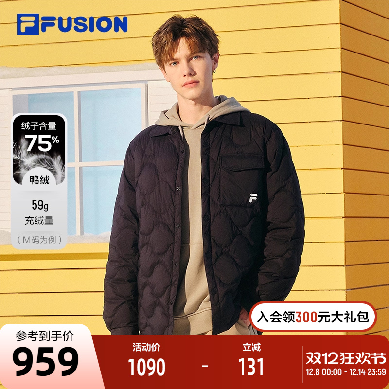 FILAFUSION斐乐潮牌情侣羽绒服