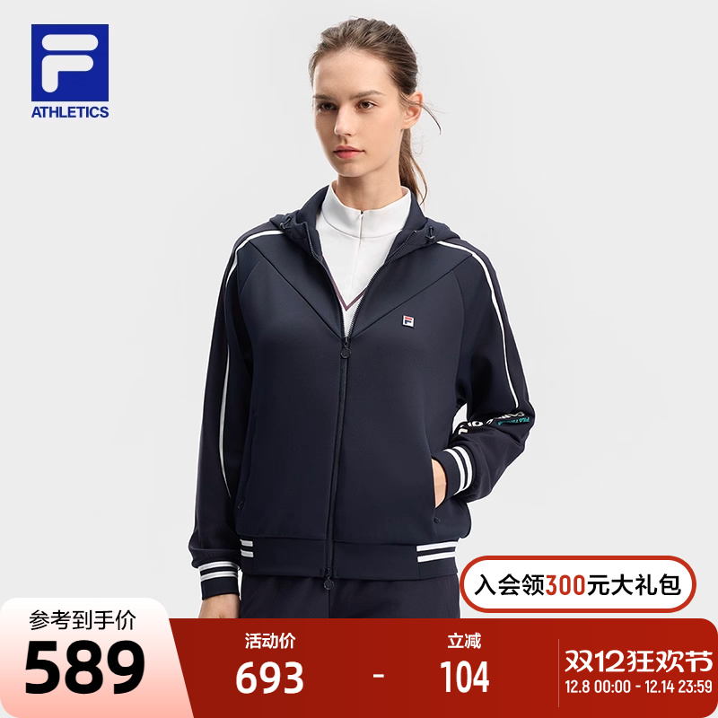 FILA斐乐针织长袖外套