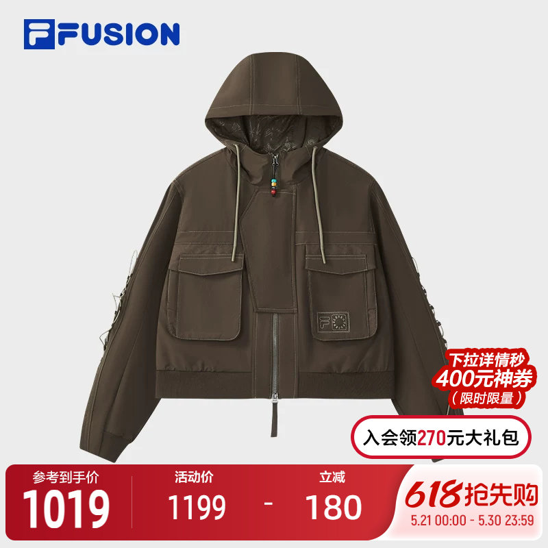 FILA FUSION | DOE斐乐潮牌外套女2025秋季新款