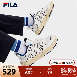 FILA 斐乐官方男鞋BRACE复古板鞋2025冬季新款破界者休闲鞋运动鞋