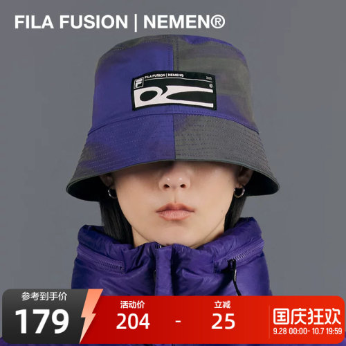 FILAFUSION斐乐潮牌情侣圆帽