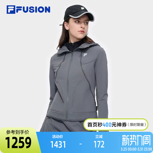连帽上衣 新款 FILA FUSION斐乐潮牌外套女2025春季