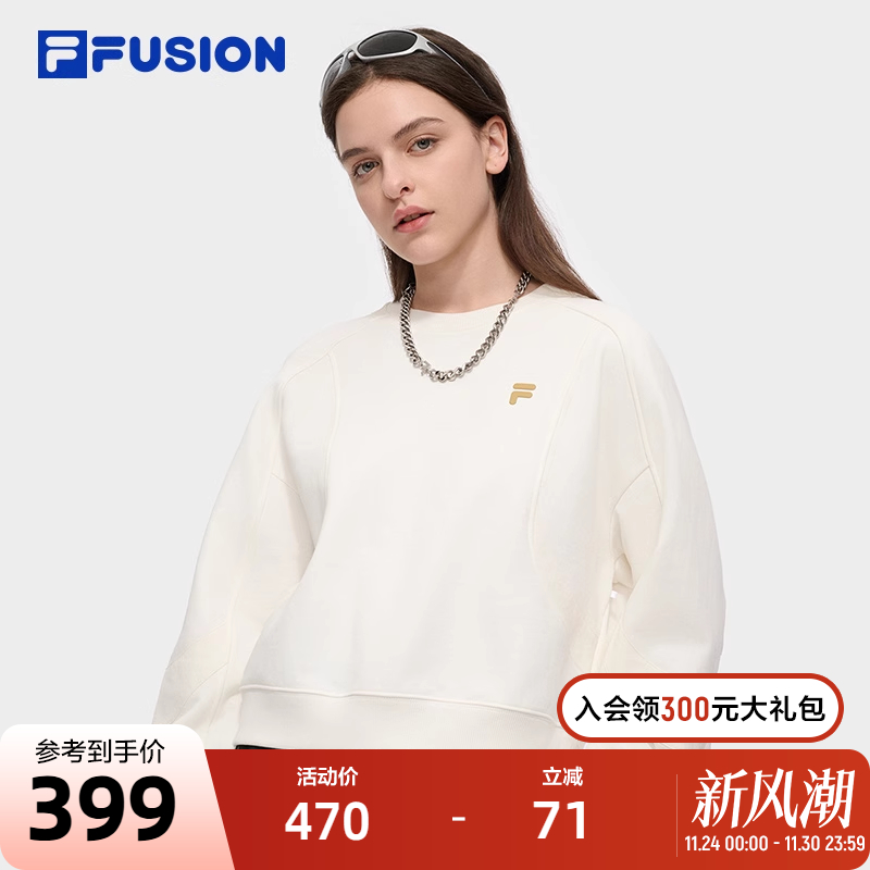 FILAFUSION斐乐女士针织套头衫