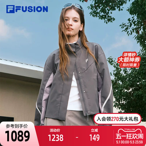 FILAFUSION斐乐女子梭织上衣