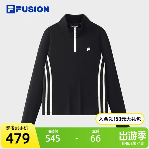 FILAFUSION斐乐潮牌针织长袖衫