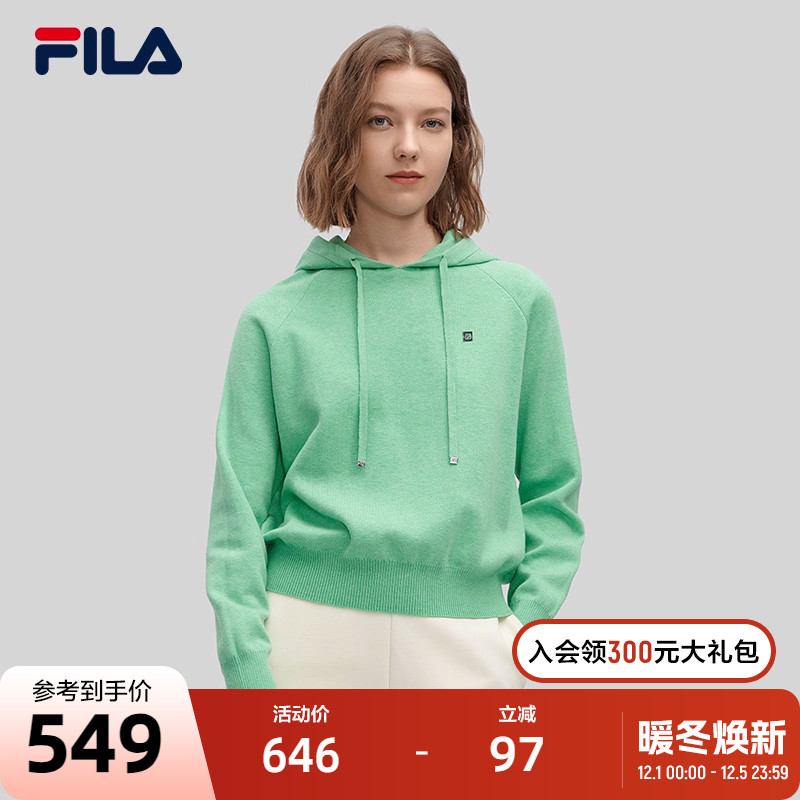 FILA斐乐女士休闲编织衫