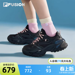FILA FUSION斐乐软糖鞋女鞋厚底运动鞋休闲老爹鞋