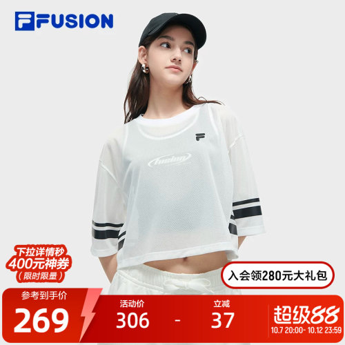 FILAFUSION斐乐女子短袖T