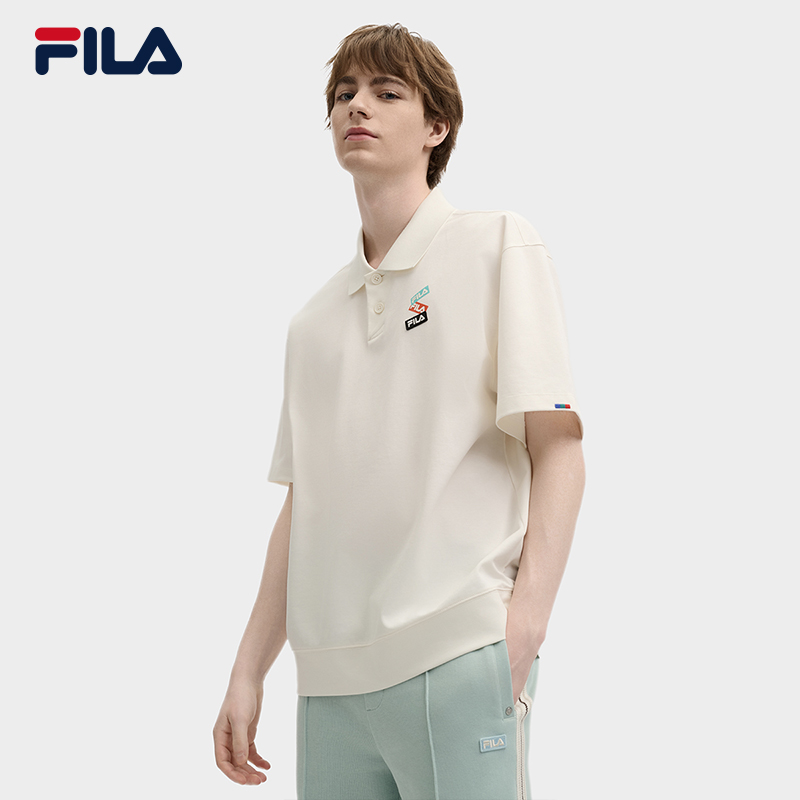 FILA斐乐男子短袖POLO