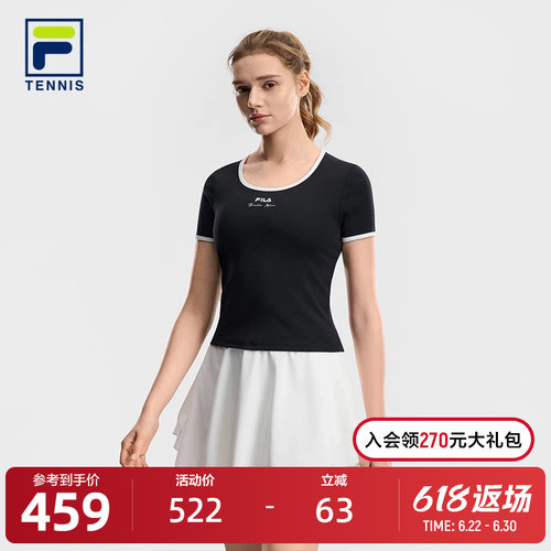 FILA斐乐女士针织短袖衫