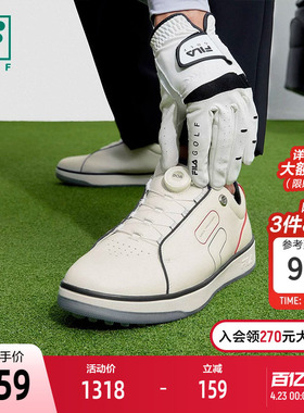 FILA 斐乐官方男鞋GF 1911 TRAINER软钉高球鞋2023冬季综训鞋