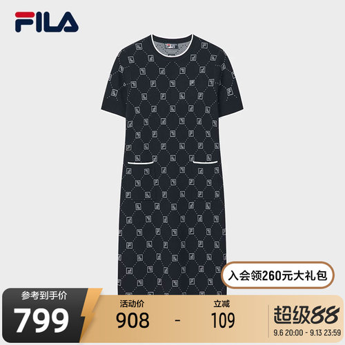 FILA斐乐女子休闲连衣裙