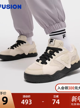 FILA FUSION斐乐潮牌女鞋KICK II滑板鞋2025春季新款时尚运动鞋