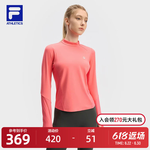 FILA斐乐女子针织长袖上衣