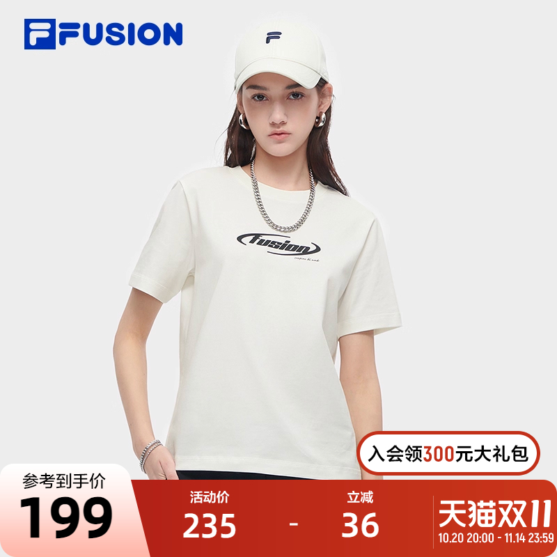 FILAFUSION斐乐女子短袖T