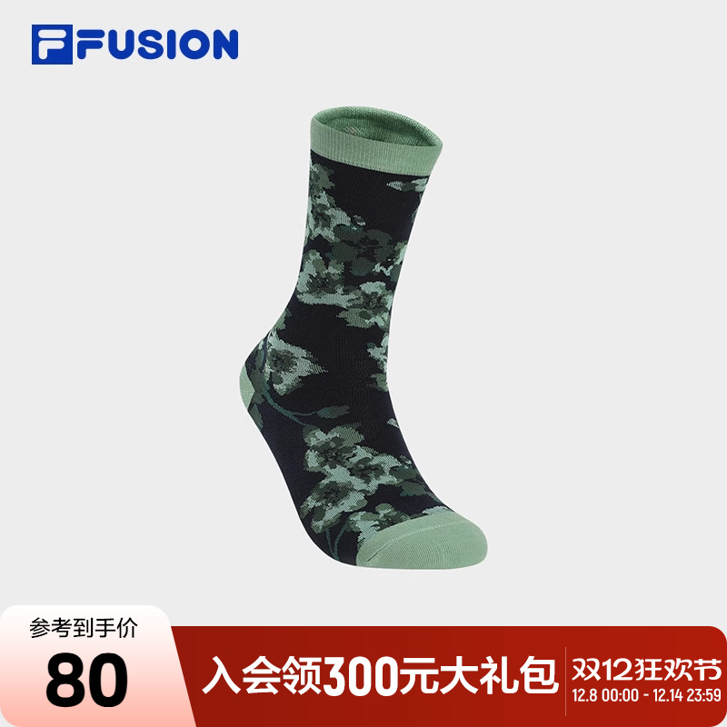 FILAFUSION斐乐中性高腰袜