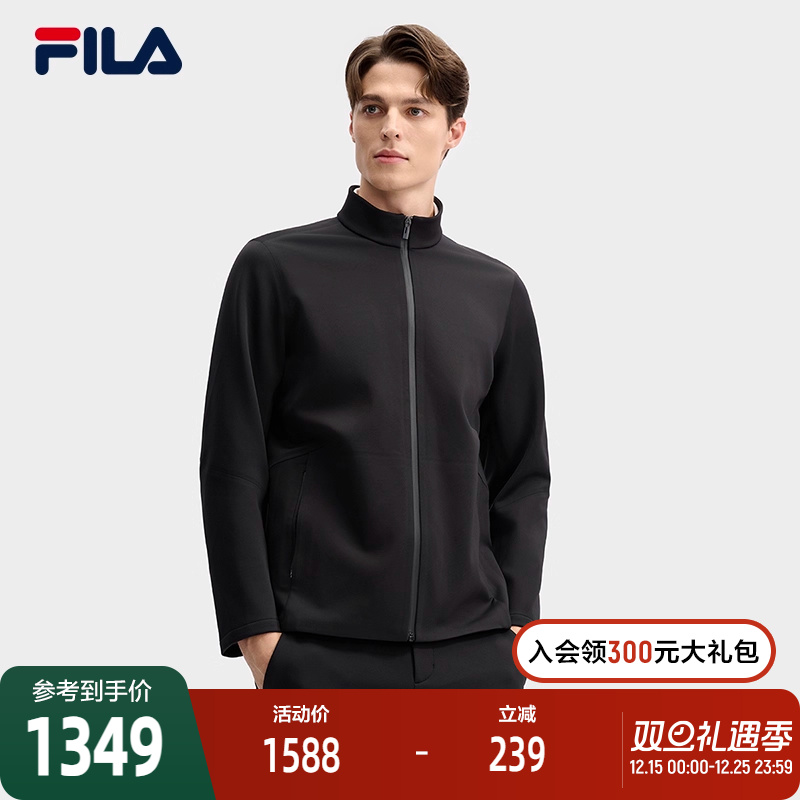 FILA斐乐男士针织长袖外套