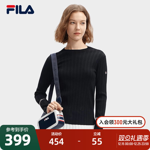 FILA斐乐女士休闲编织衫
