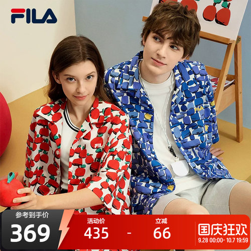 FILA斐乐女子梭织短袖衬衫