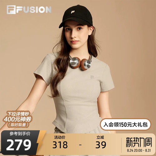 FILAFUSION斐乐女子短袖T