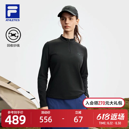 FILA斐乐女子针织长袖上衣