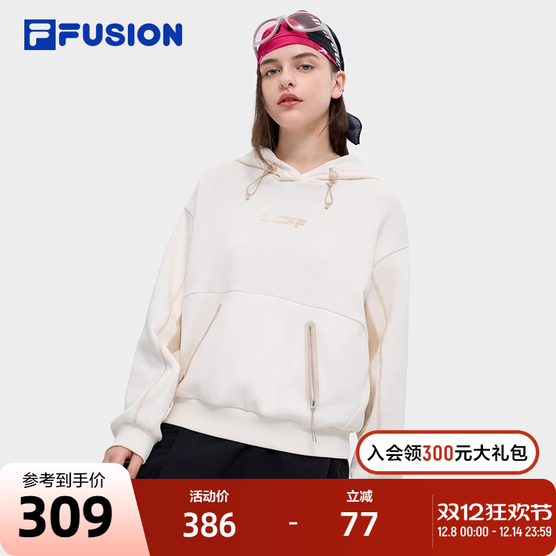 FILAFUSION斐乐女子连帽卫衣