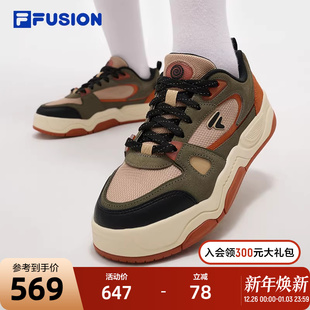 2025夏季 III滑板鞋 新款 运动鞋 FILA 女鞋 FUSION斐乐潮牌BANK