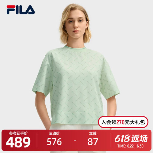 FILA斐乐女子针织短袖衫
