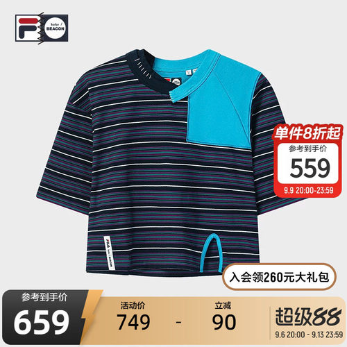 FILA斐乐女士针织短袖衫