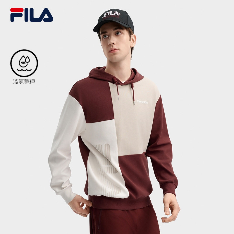 FILA斐乐男士针织连帽上衣