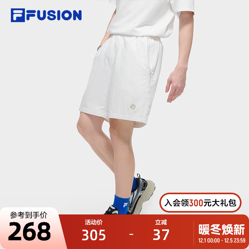 FILAFUSION斐乐情侣梭织五分裤