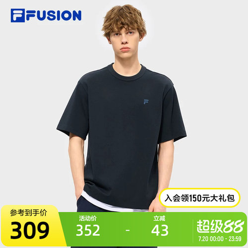 FILAFUSION斐乐男子短袖T