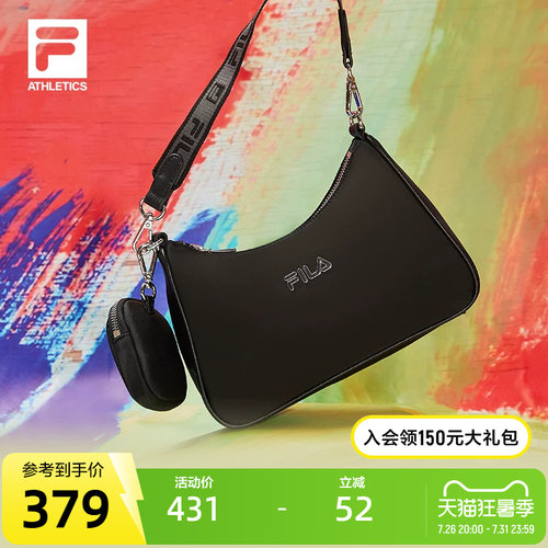 FILA斐乐官方女小挎包运动腋下包休闲包包斜挎手提旅行单肩包潮