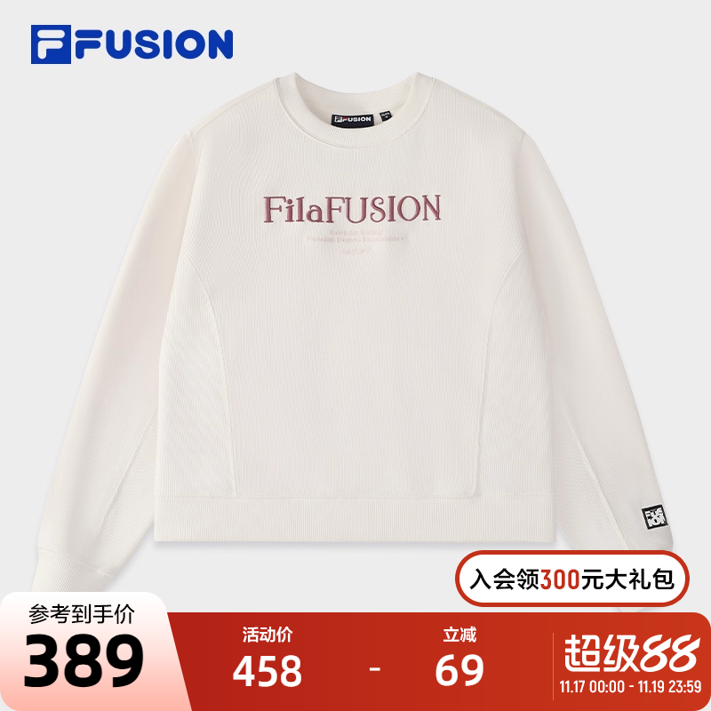FILAFUSION斐乐套头卫衣女子