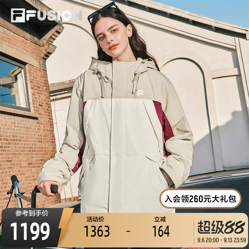 FILAFUSION斐乐潮牌情侣棉服