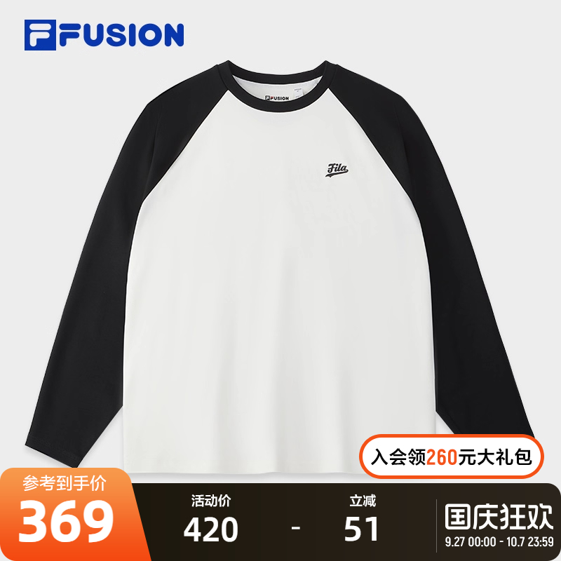 FILAFUSION斐乐长袖T情侣