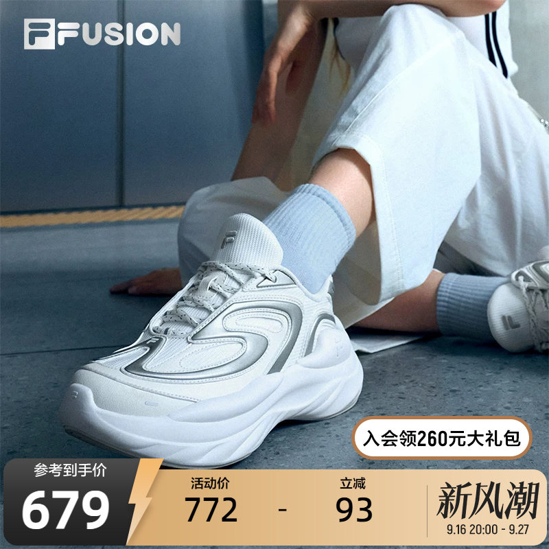 FILA FUSION斐乐潮牌女鞋BUZZARD老爹鞋2026秋季新款陨石鞋休闲鞋