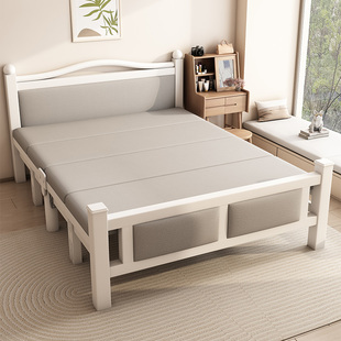 1米宽的单人床成人家用折叠床简易家用午休1米5双人床主卧成人租