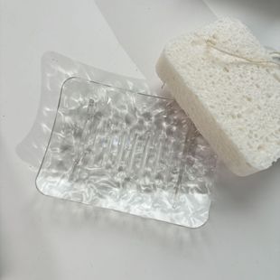 肥皂盒灰白色不積水創(chuàng)意日式 衛(wèi)浴衛(wèi)生間方便大小號瀝水墊香皂盒