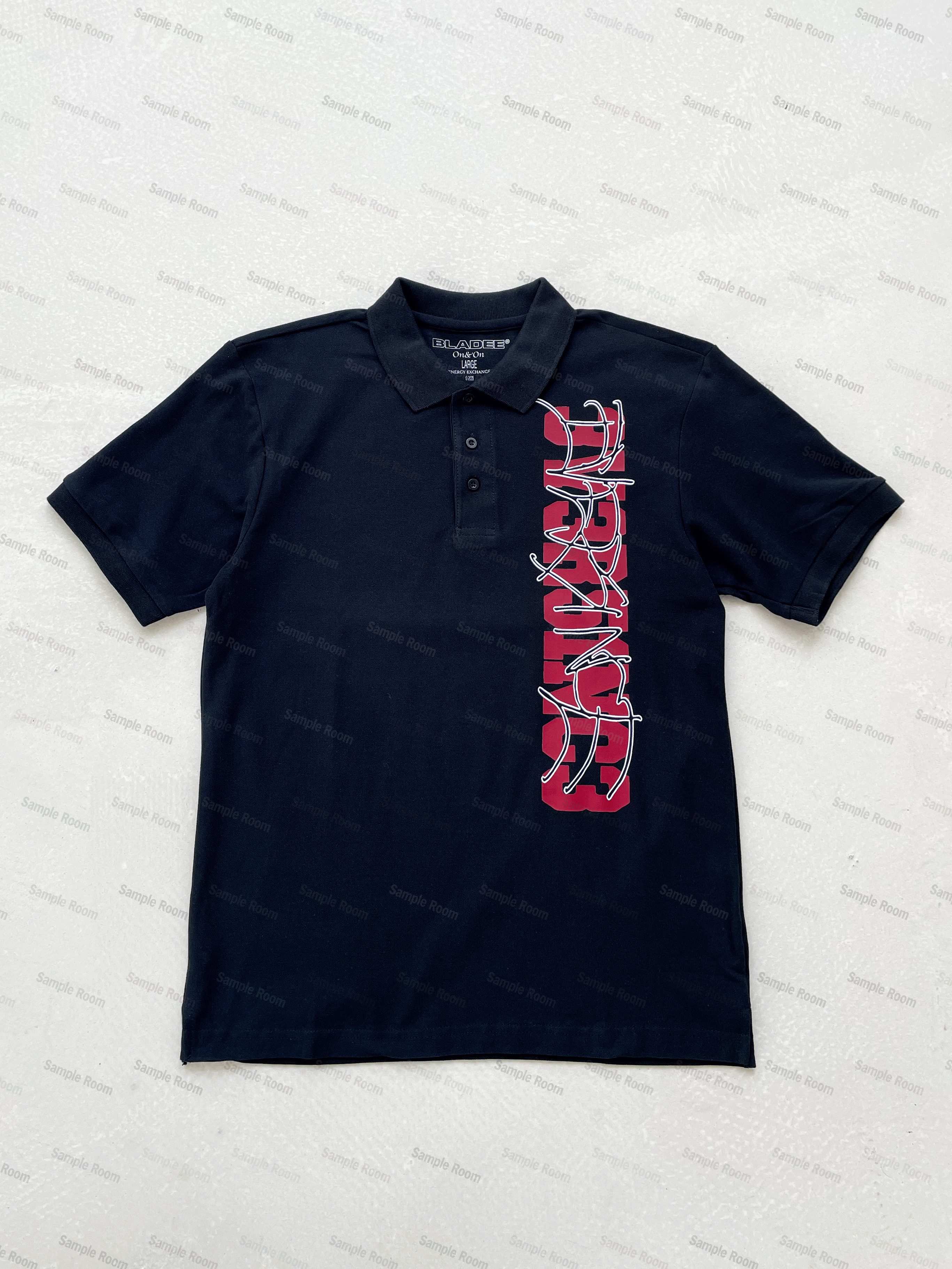 adee Eversince 翻领珠地网眼全棉印花polo衫