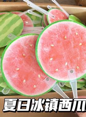 冰镇西瓜扇家用小扇子解